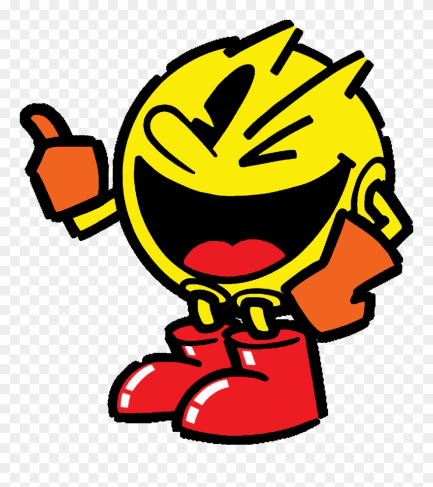 Mr - Pac-man - Pac Man Arcade Art Clipart
