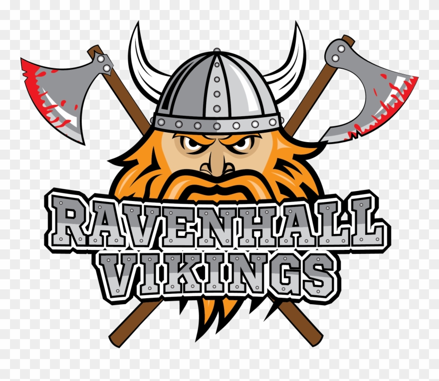 Vikings Dodgeball Logo Clipart