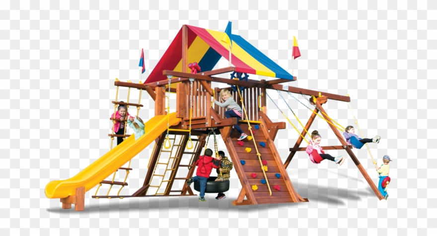 Rainbow Castle Pkg Ii - Playground Clipart