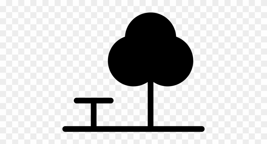 Park Rubber Stamp Clipart