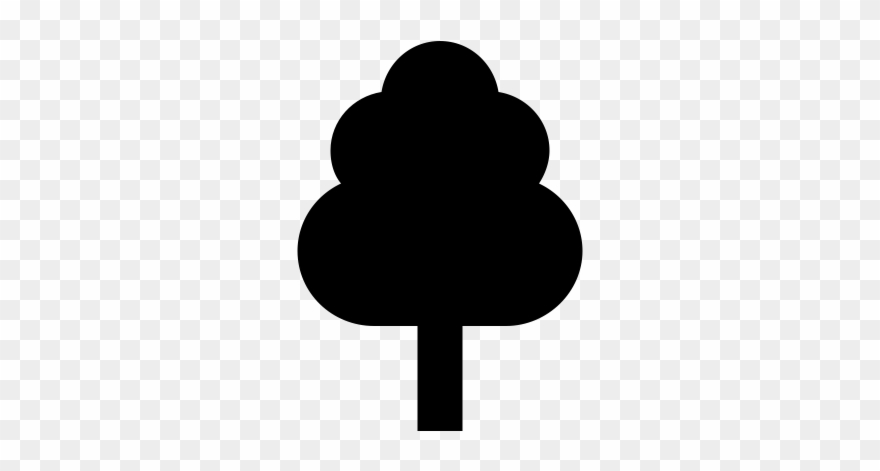 Tree Rubber Stamp - Twitter Clipart