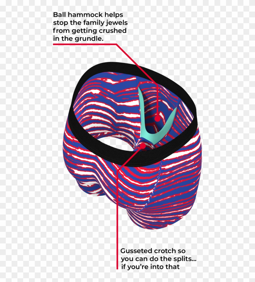 The Ball's Mafia Zubaz Print Boxers - The Beasts Of The Bush Ball Hammock Boxer Brief Three-pack Clipart