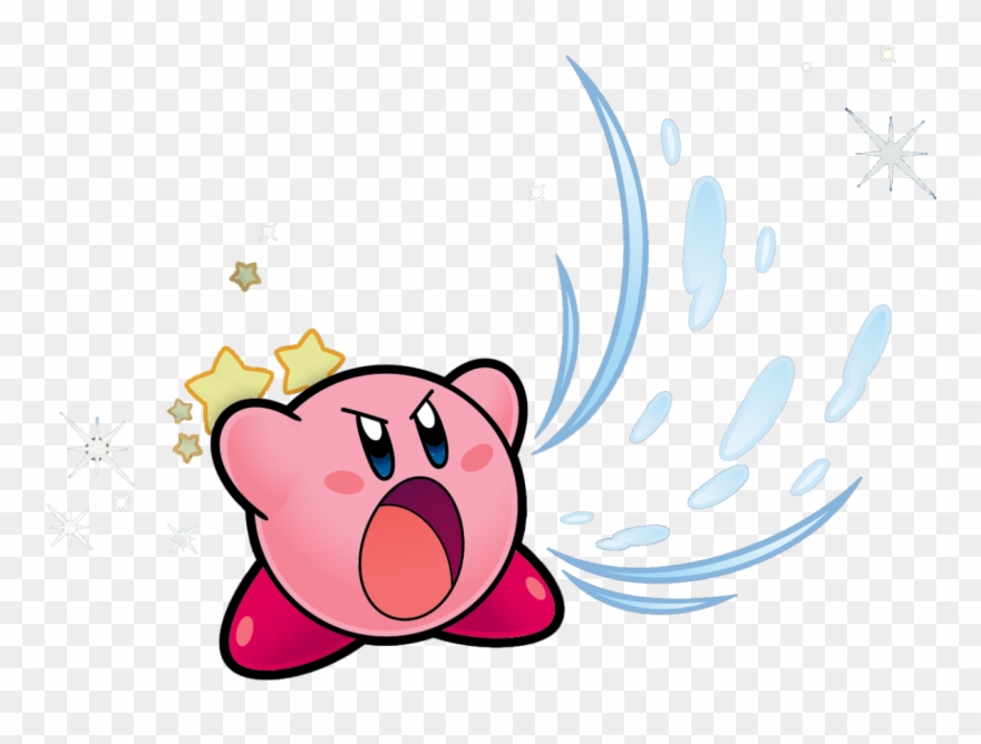 Kirby Breathing In - Kirby Breathe Clipart