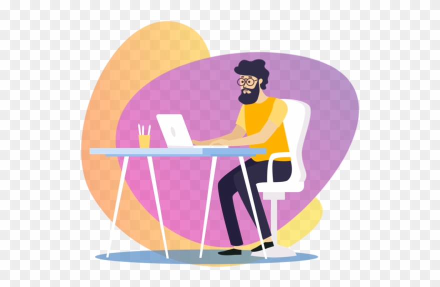 Quantitative Skills Are A Strong Asset For Your Present - Playing Computer Flat Vector Clipart