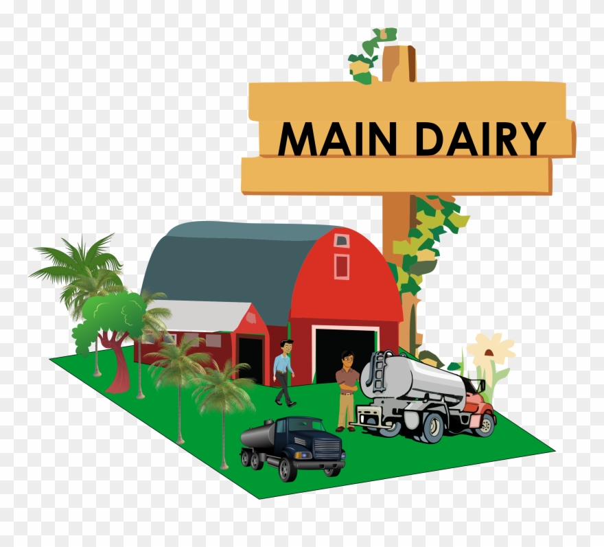 This Is One Of Most Important Unit Of Milk Processing, - Milk Processing Cartoon Clipart