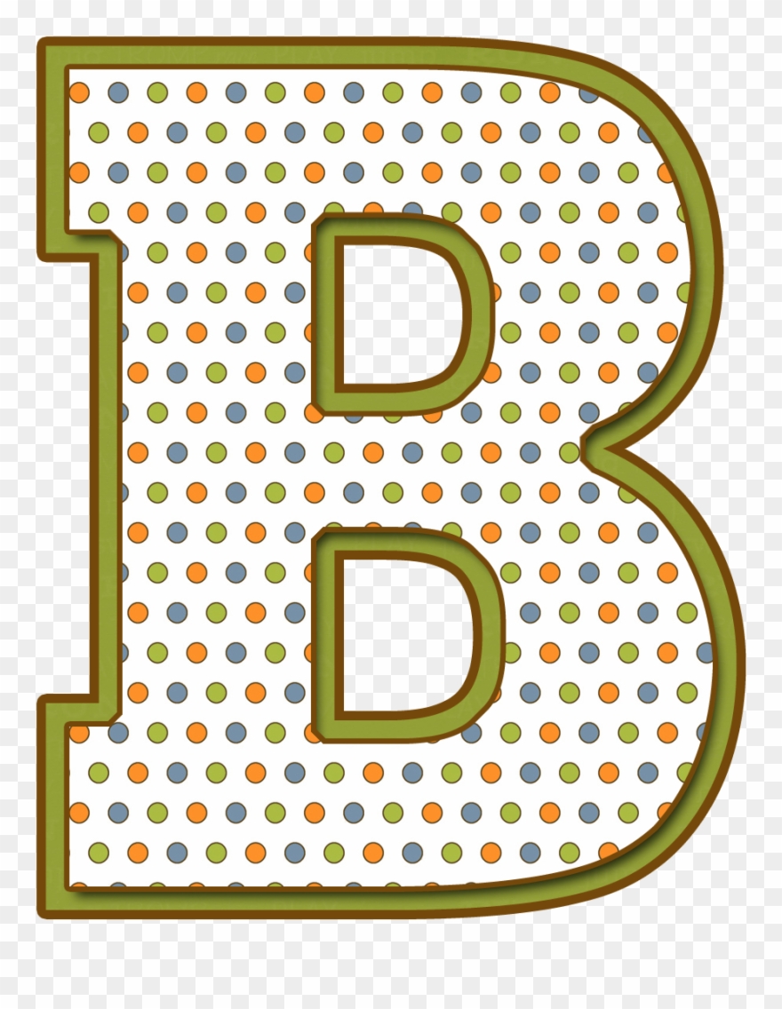 Letras Mayúsculas Para Imprimir De Bolitas De Colores - Letra D Con Colores Clipart