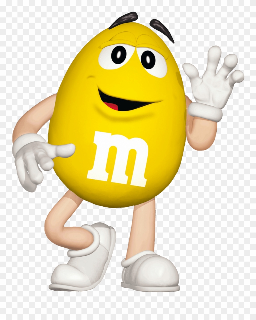 M&m Characters Yellow Clipart