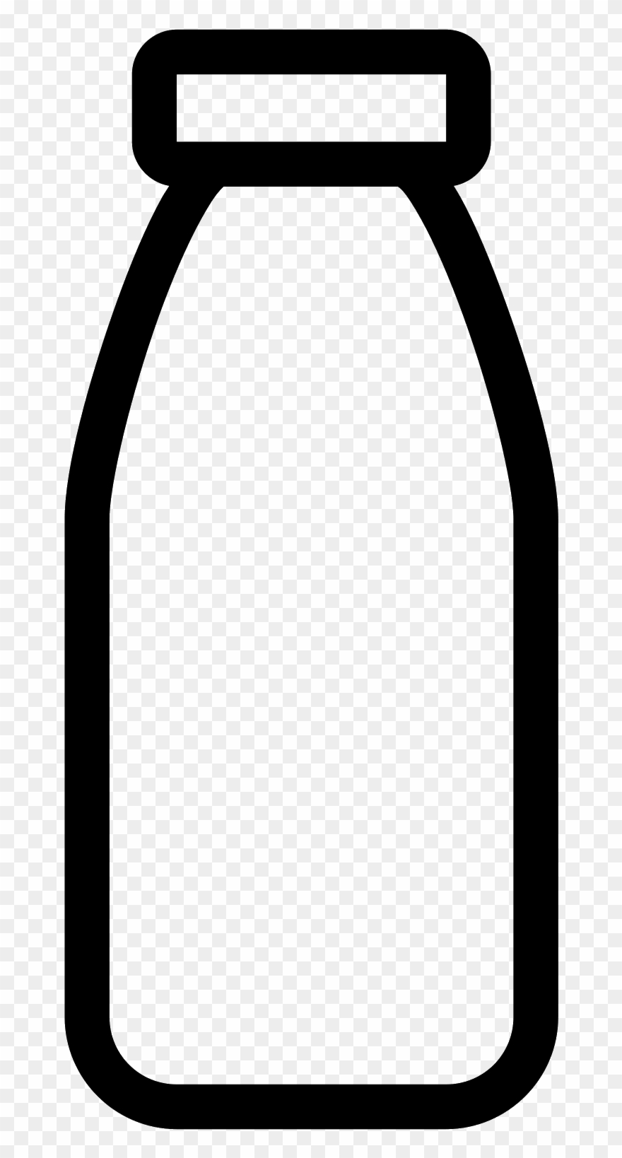 Milk Bottle Icon - Milk Icon Png Clipart