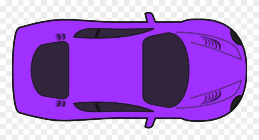 Simplepurplecartopview - Car Clipart Top View - Png Download