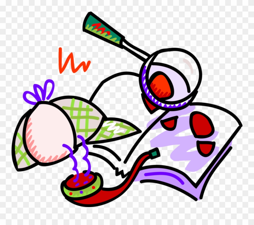 Evidence Clipart Private Eye ~ Frames ~ Illustrations - Magnifying Glass - Png Download