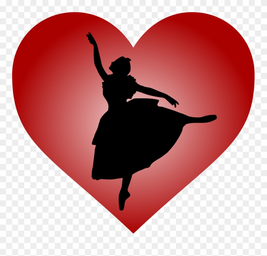 Ballet Svg Pink - Happy Valentine Day Ballet Clipart