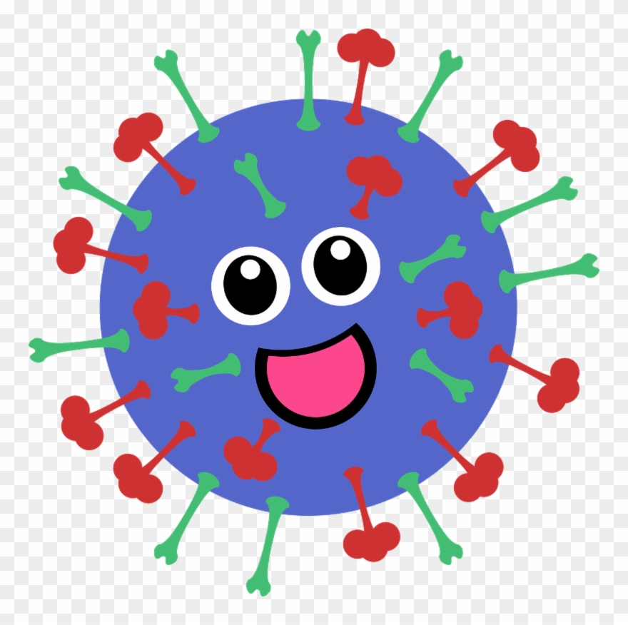 Fight The Flu This Winter The Cdc Shares Helpful Everyday - Clipart Virus - Png Download