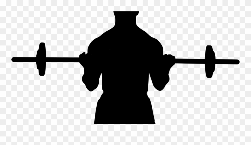 10 Basic Mistakes Made By Mass-building Adepts - Man Lifting Weights Silhouette Clipart