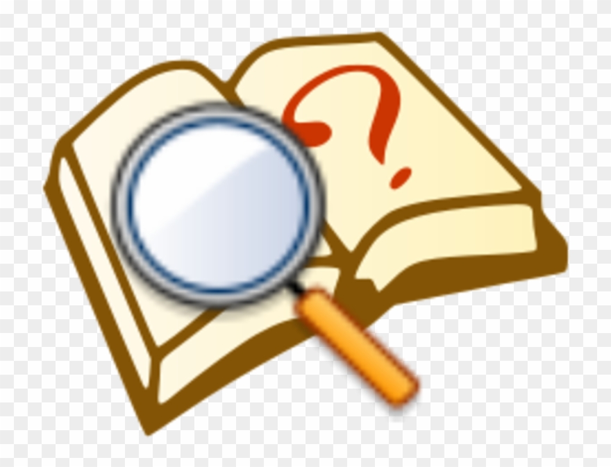 Book With Question Mark Clipart - Png Download