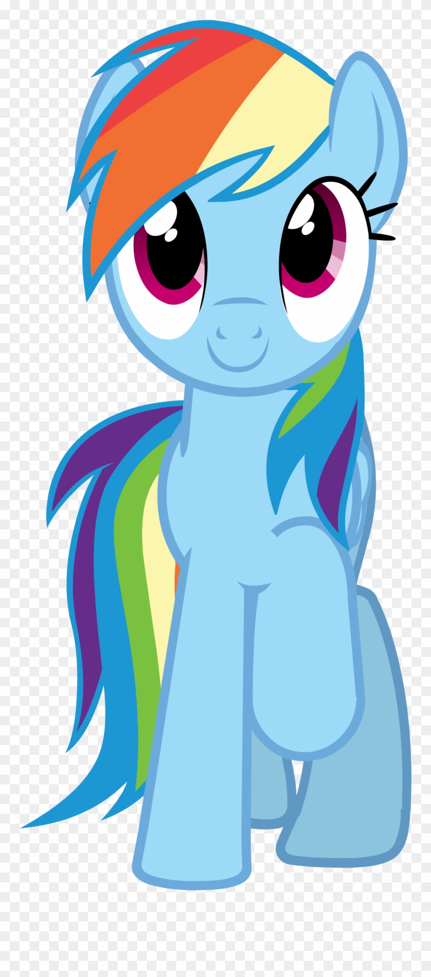 Svg Library Rainbow Dash Vector - Rainbow Dash Vector Smile Clipart