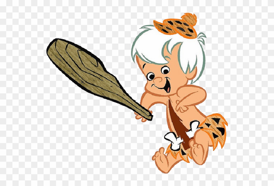 Flintstones Characters Free Cartoon Images Clara Clip - Bamm Bamm - Png Download