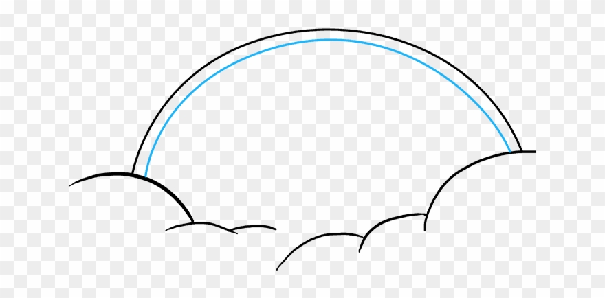 How To Draw Rainbow - Drawing Clipart