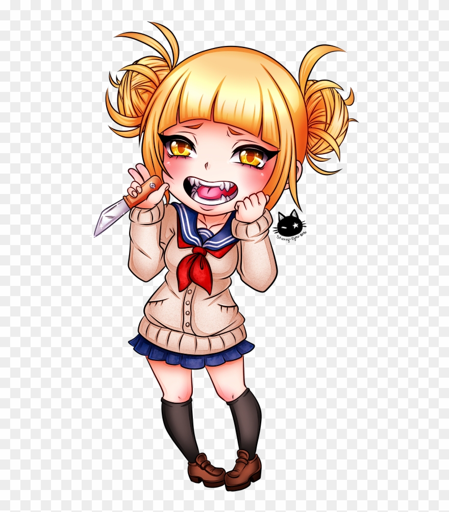 Toga Drawing Traditional - Himiko Toga Cute Chibi Clipart