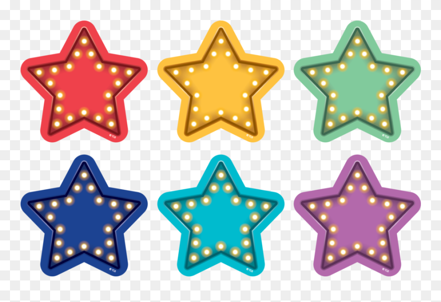 Marquee Stars Spot On Floor Markers - Marquee Stars Clipart