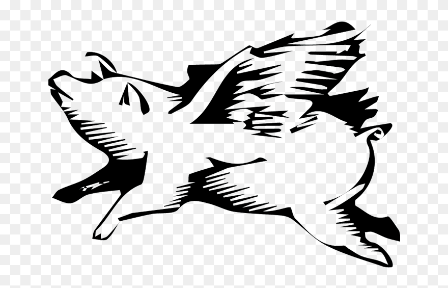 Flying Pig Image Clipart