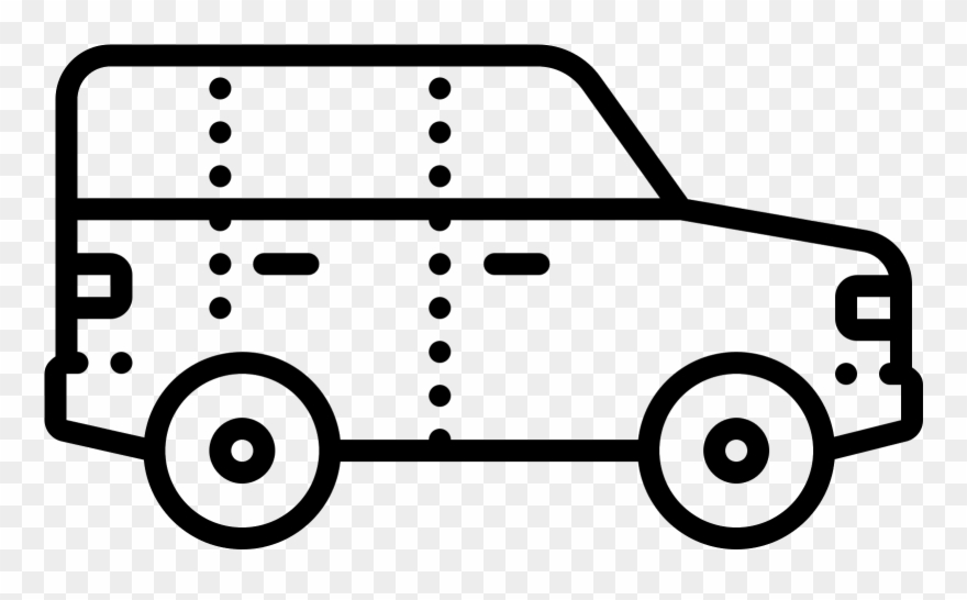 This Icon Is A Part Of A Collection Of Jeep Flat Icons - Travel Icon Transparent Background Clipart
