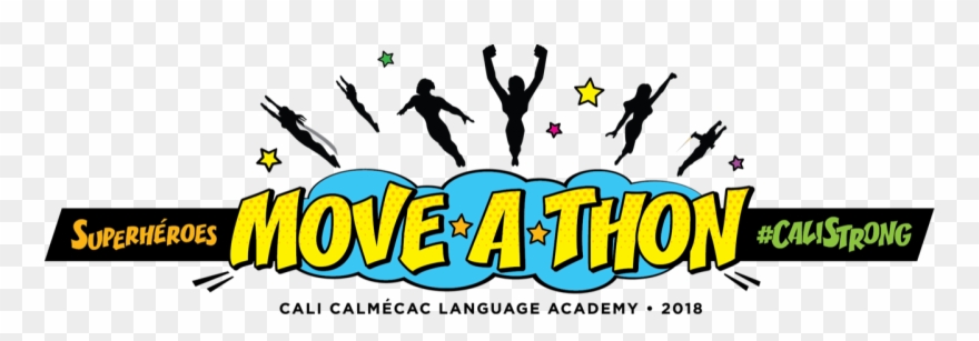 Move A Thon 2018 Superheroes - Identidade Secreta Dos Super-heróis - Epub Clipart