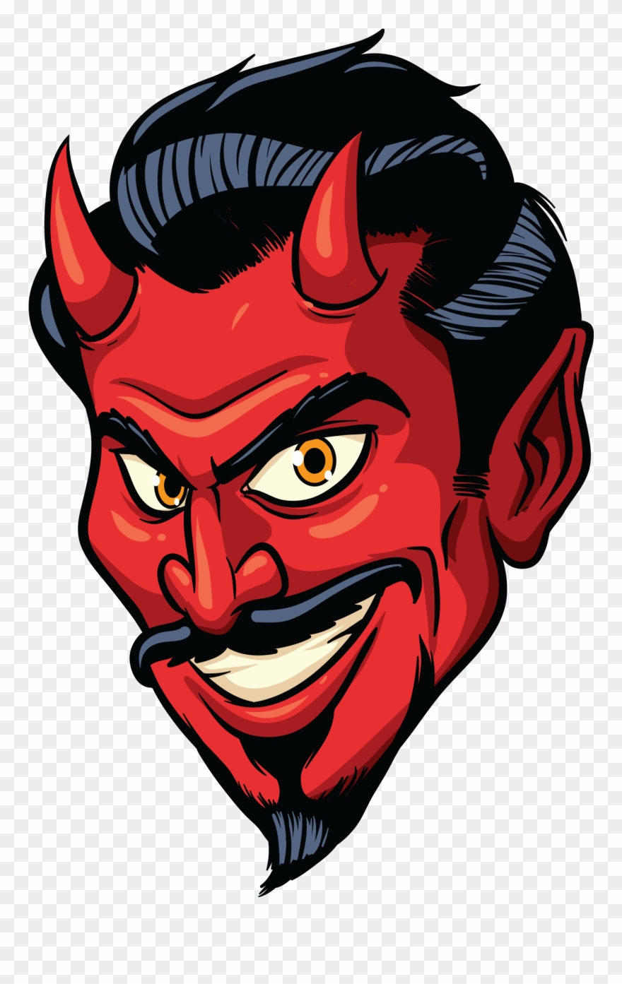 Cartoon Devil Goatee Clipart