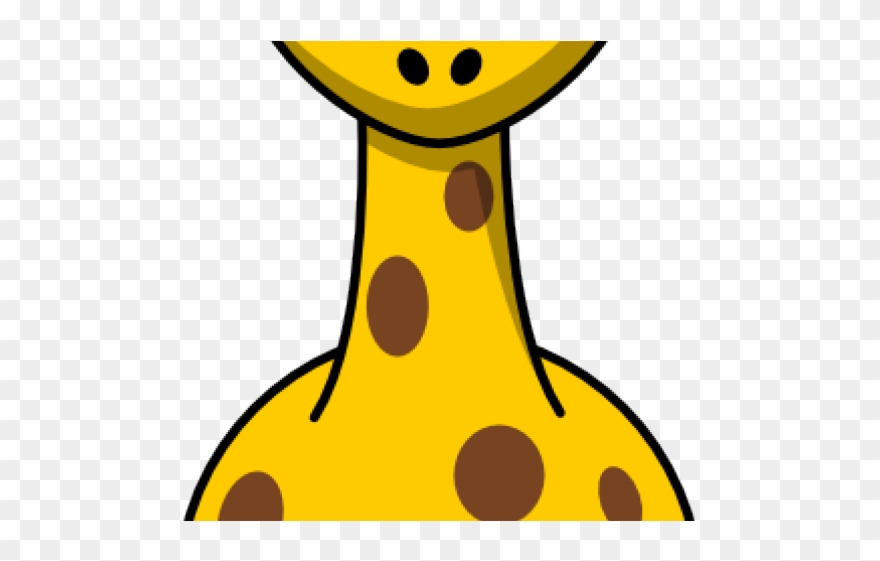 Giraffe Clipart Clear Background - Transparent Cartoon Giraffe - Png Download