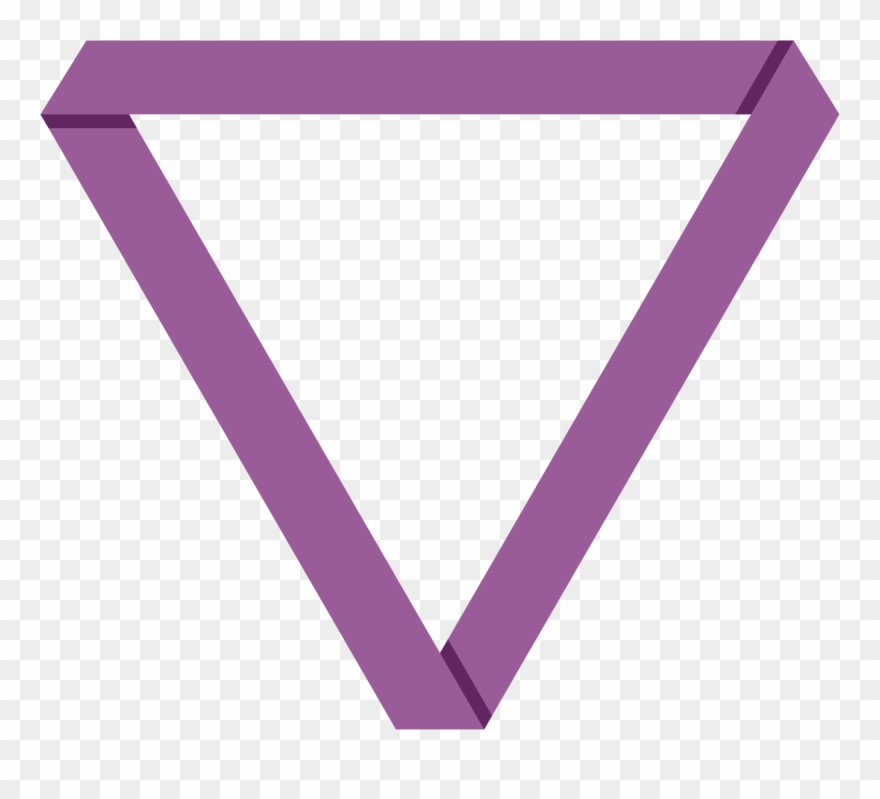 Polyamory Möbius Triangle - Non Monogamy Symbol Clipart