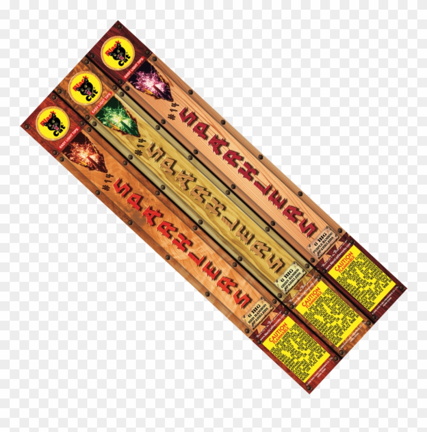 #14 Color Bamboo Sparklers - Color Clipart