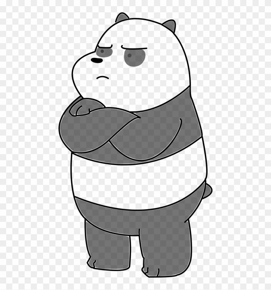 We Bare Bears Panda Bebe Clipart