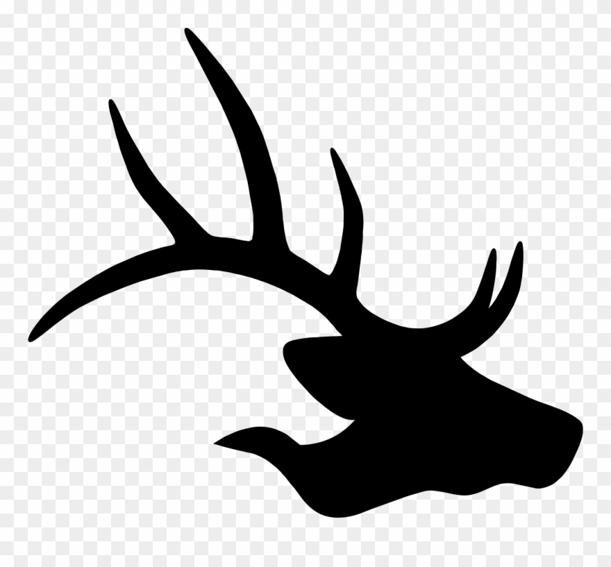 The Gallery For > Elk Head Logo - Clip Art - Png Download