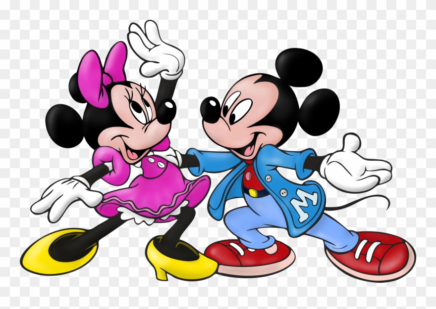 Mickey Mouse Minnie Pluto Oswald The Lucky Clipart