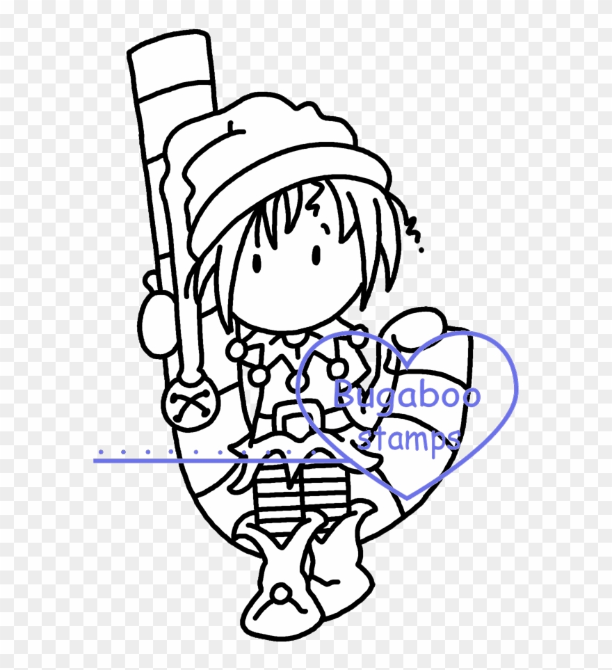 I Made A Christmas Card For My Hubby - Cartoon Clipart