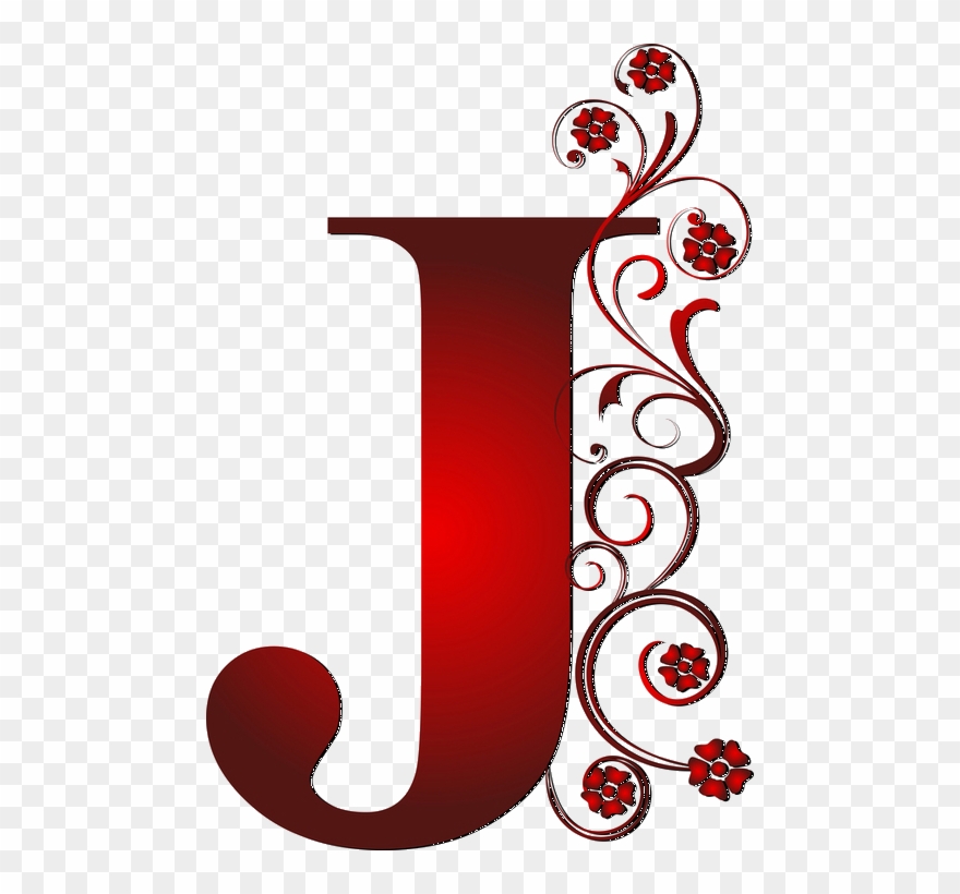 Jewels - Letter J Design Png Clipart