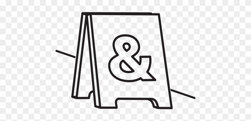 Customize Your A-frame Sign - A-frame Clipart