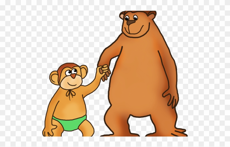 Young Monkey Cliparts - Cartoon - Png Download