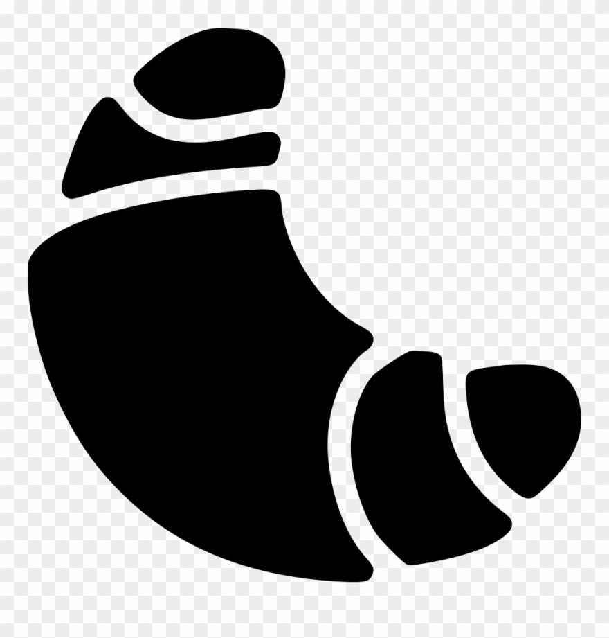 Croissant Comments - Croissant Silhouette Clipart
