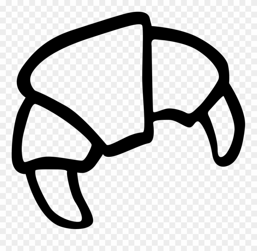 Croissant Comments - Picto Croissant Clipart
