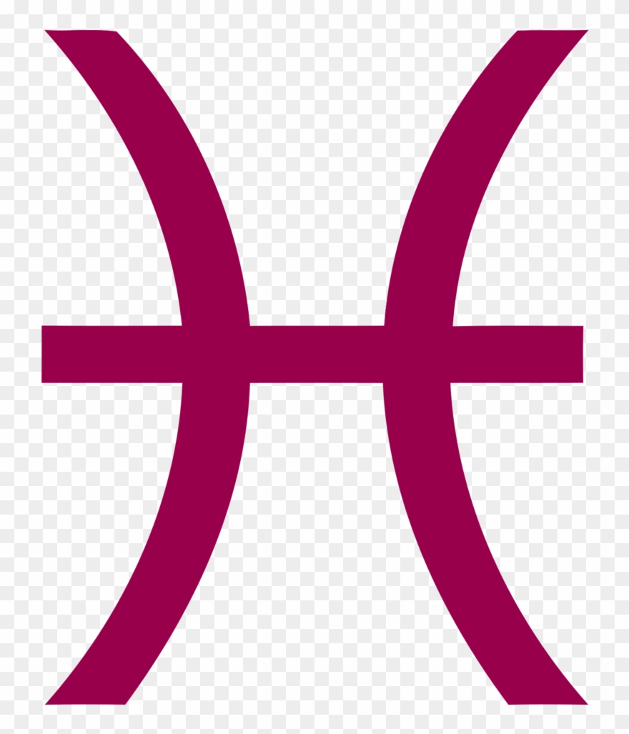 Arts And Crafts Clipart - Pisces Zodiac Sign - Png Download