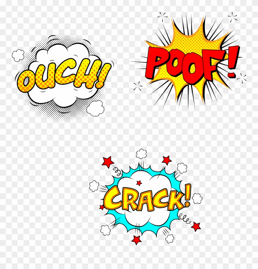 Explosion Transprent Png Free Vector Transparent Stock - Crack Sound Clipart
