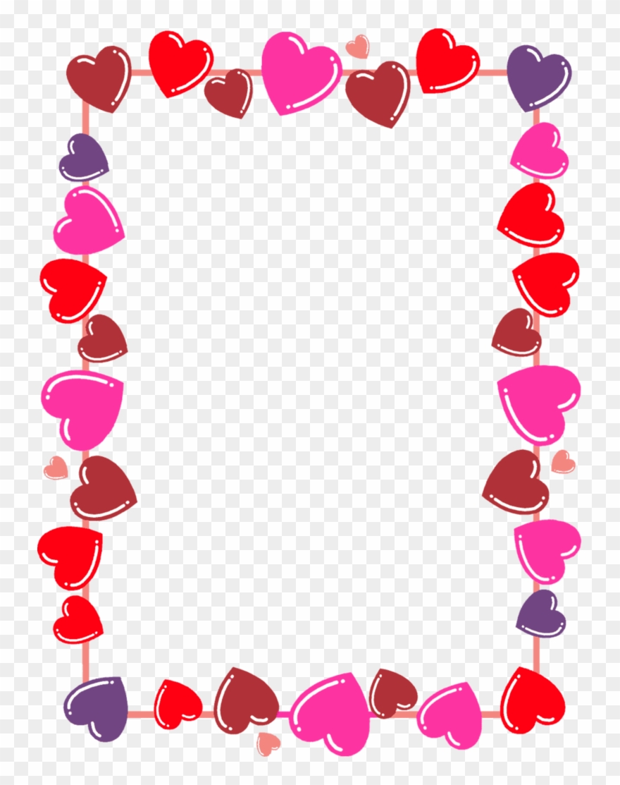 What Is - Valentines Day Card Border Clipart