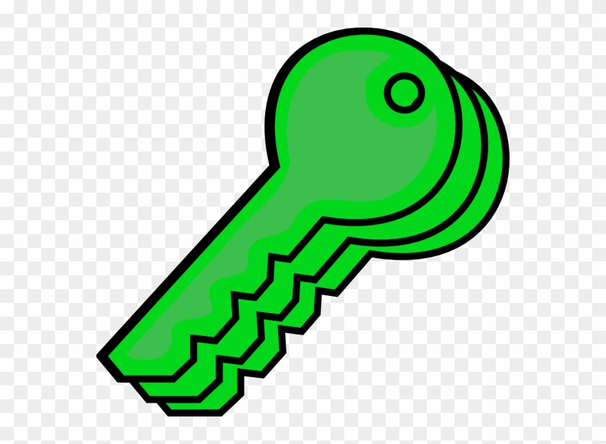 Green Keys Clipart