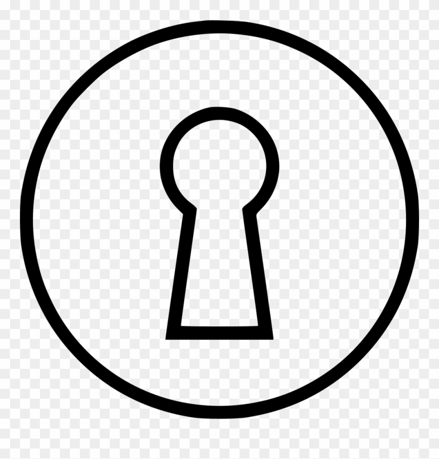 Keyhole Transparent Background - Icon Clipart