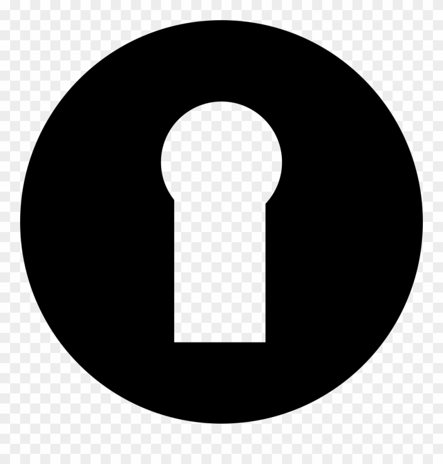 Keyhole Comments - Light Bulb Clipart White - Png Download