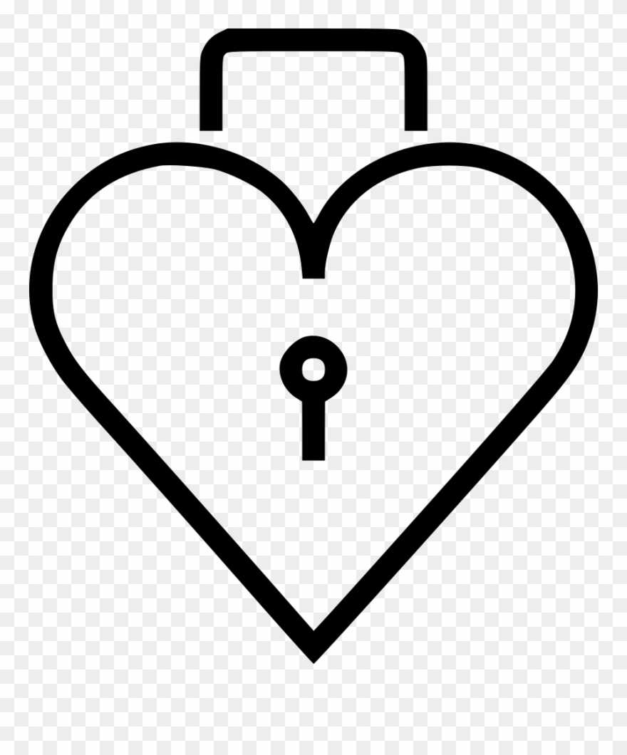 Heart Day Svg Png Icon Free Download - Keyhole Clipart