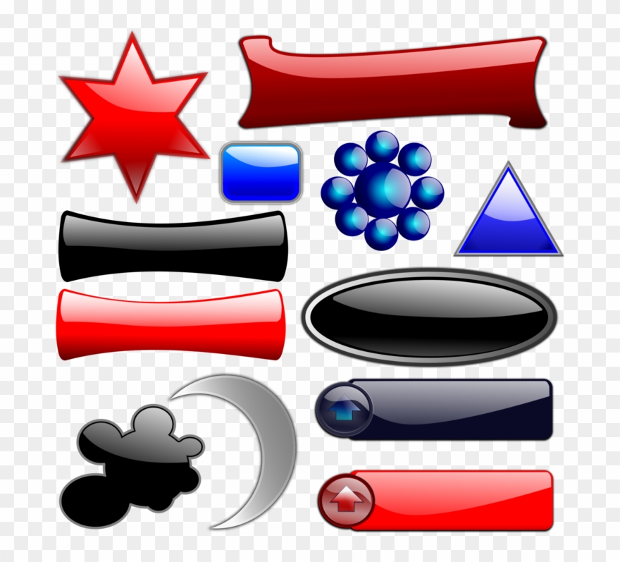Computer Icons Download - Botones Formas Png Clipart