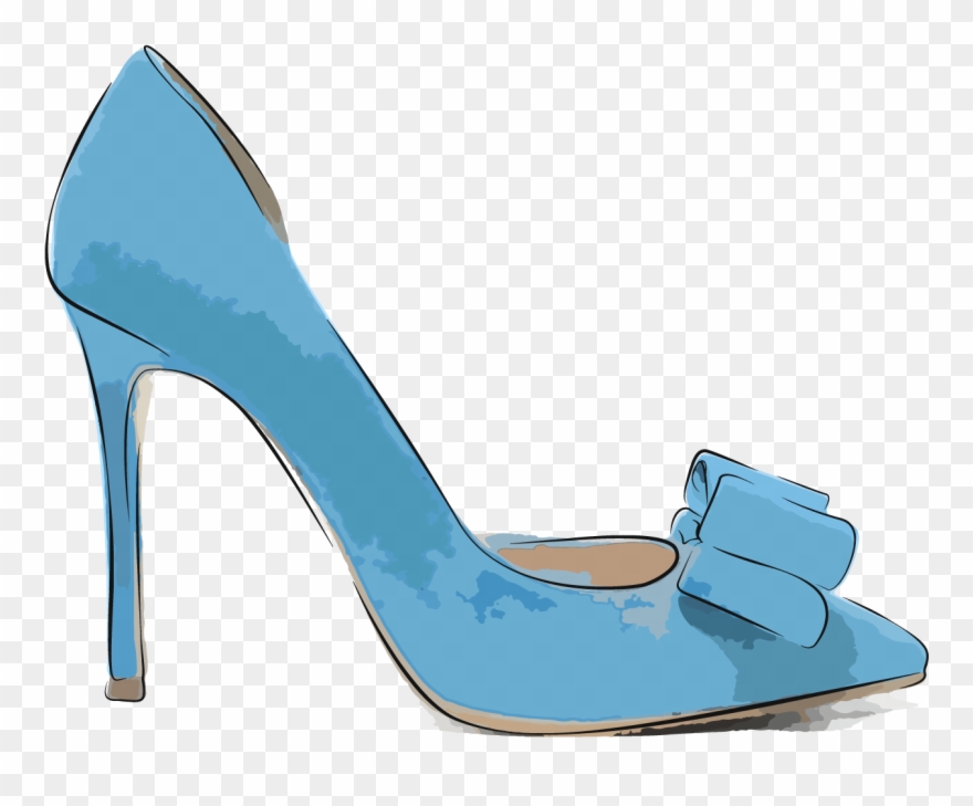 Graphic Freeuse Download La Baguette De Marraine Pumps - Pump Clipart
