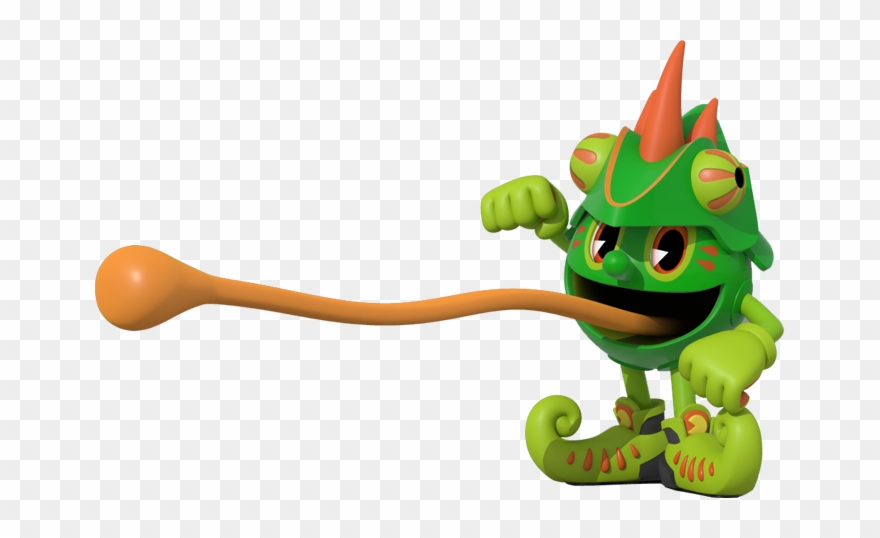 Chameleon Pac-man - Pacman And The Ghostly Adventures Chameleon Pac Clipart