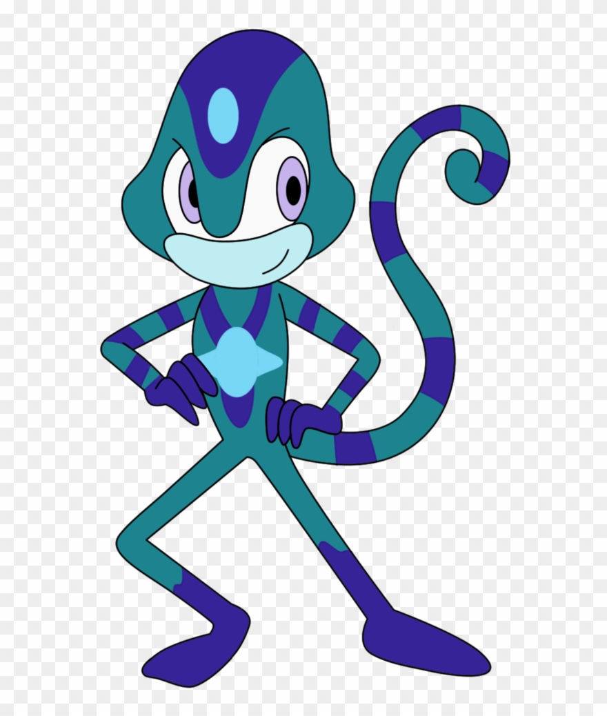 Png Library Library Chameleon Clipart Panther - Cartoon Transparent Png